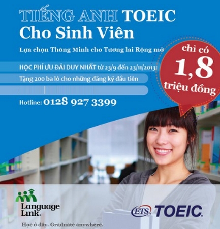 Trải nghiệm Tiếng Anh TOEIC cho sinh viên