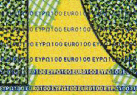 Interpol thông báo tiền 100 EURO giả mới Interpol thông báo tiền 100 EURO giả mới