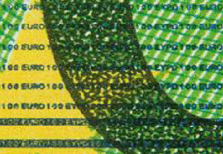 Interpol thông báo tiền 100 EURO giả mới Interpol thông báo tiền 100 EURO giả mới