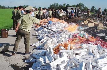 Tăng cường chống buôn lậu, hàng giả Tăng cường chống buôn lậu, hàng giả