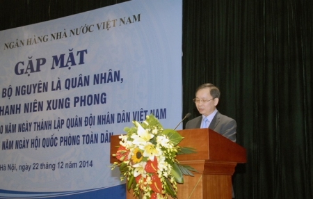 NHNN gặp mặt cán bộ nguyên là quân nhân, thanh niên xung phong