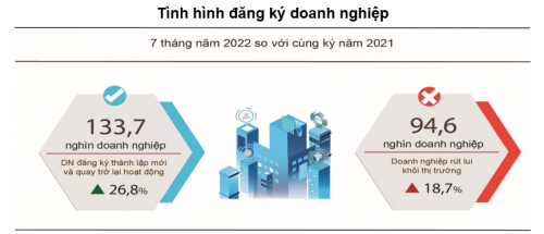 Doanh nghiệp thành lập mới giảm nhẹ trong tháng 7 doanh nghiep thanh lap moi giam nhe trong thang 7