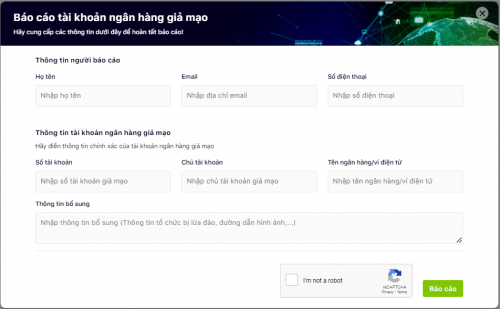 tinh nang giup nguoi dung tra cuu so tai khoan ngan hang lua dao