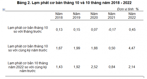 CPI bình quân 10 tháng tăng 2,89% cpi binh quan 10 thang tang 289