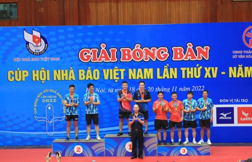 be mac giai bong ban cup hoi nha bao viet nam lan thu xv