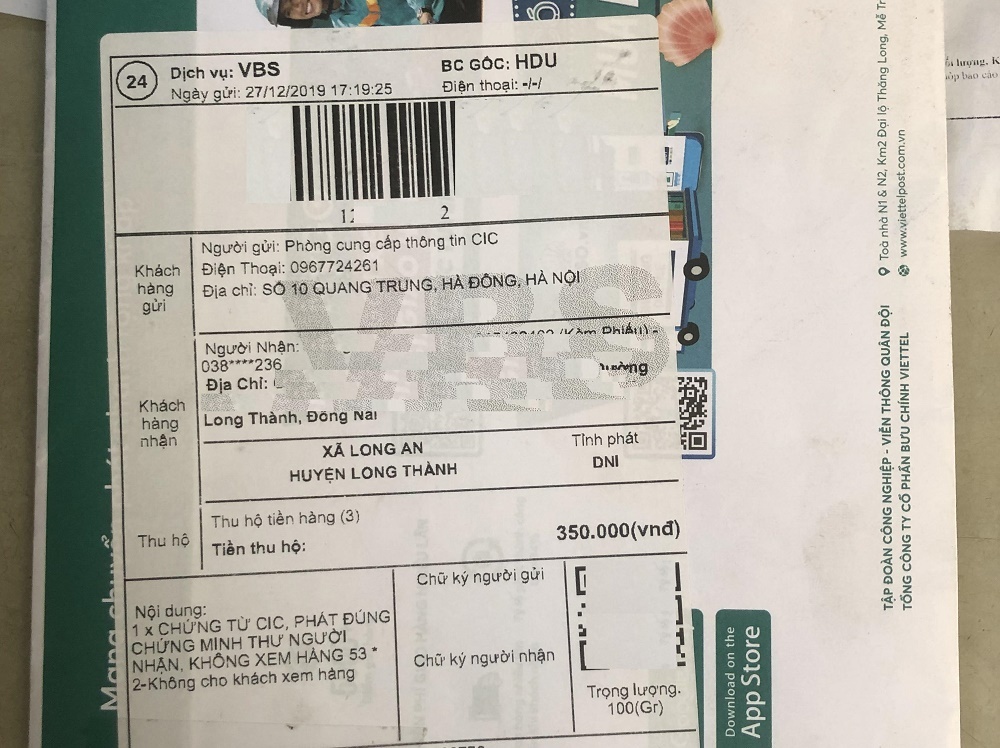 cic canh bao gia mao bao cao tin dung do cic cung cap de thu phi