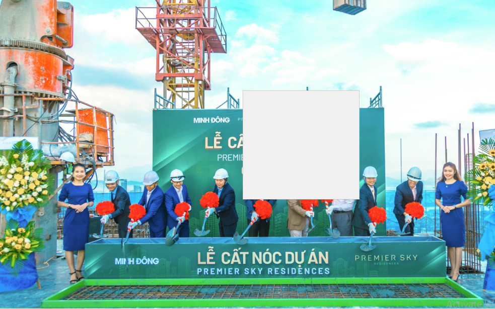 Cất nóc dự án căn hộ cao cấp view biển Đà Nẵng cat noc du an can ho cao cap view bien da nang