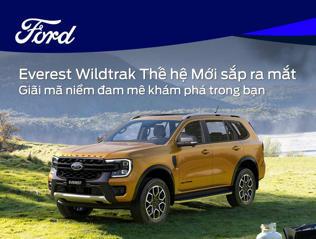 ford everest wildtrak 2023 sap ra mat viet nam