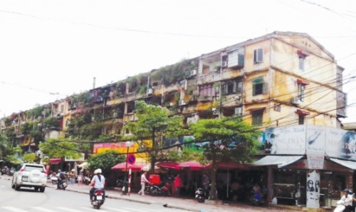 Gian nan cải tạo chung cư cũ