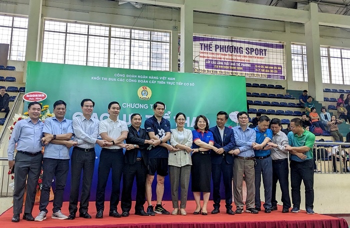 Giao lưu thể thao Khối thi đua các công đoàn cấp trên trực tiếp cơ sở giao luu the thao khoi thi dua cac cong doan cap tren truc tiep co so