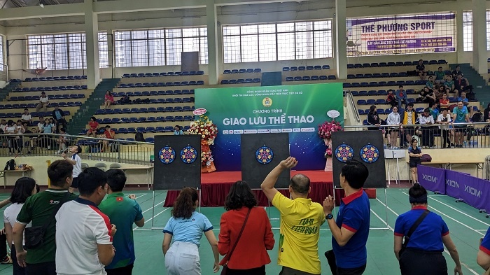 giao luu the thao khoi thi dua cac cong doan cap tren truc tiep co so