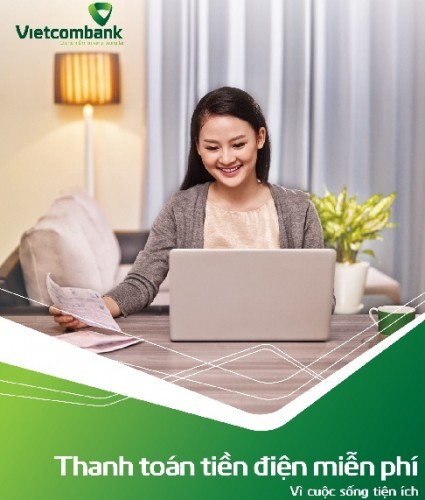 Vietcombank triển khai thu hộ tiền điện tại Hà Tĩnh