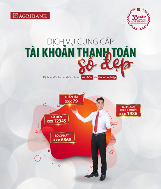 Agribank cung cấp dịch vụ tài khoản thanh toán số đẹp cho khách hàng cá nhân và doanh nghiệp Agribank cung cấp dịch vụ tài khoản thanh toán số đẹp cho khách hàng cá nhân và doanh nghiệp