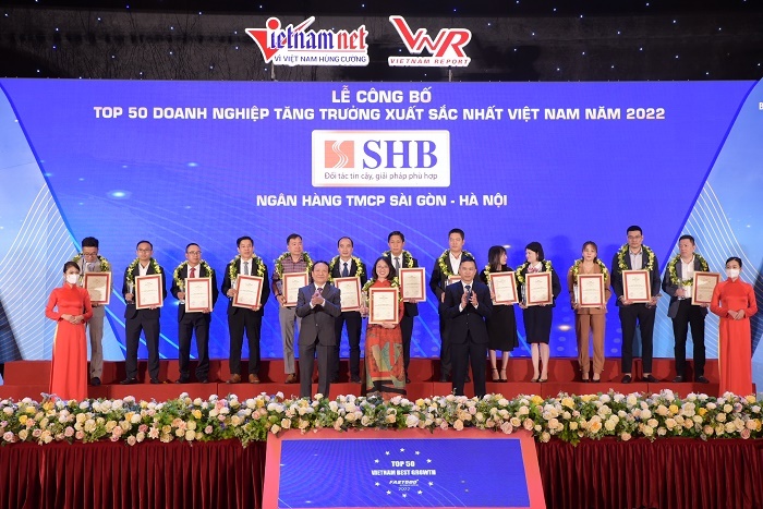 shb lan thu 4 lien tiep lot top 50 doanh nghiep tang truong xuat sac nhat viet nam