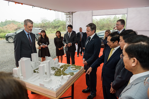 Khởi công Khu phức hợp Đại sứ quán Hoa Kỳ tại Hà Nội khoi cong khu phuc hop dai su quan hoa ky tai ha noi