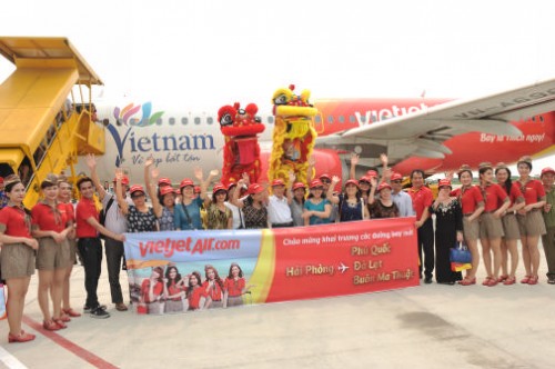 Vietjet khai trương 3 đường bay từ Hải Phòng đi Phú Quốc, Đà Lạt, Buôn Ma Thuột