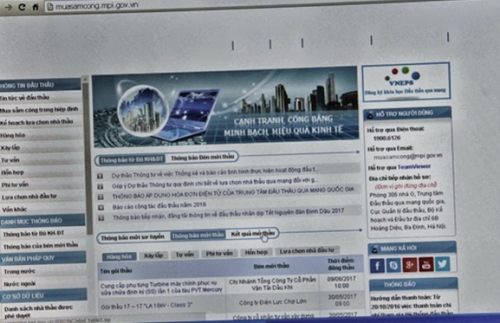 Đấu thầu qua mạng vẫn tắc