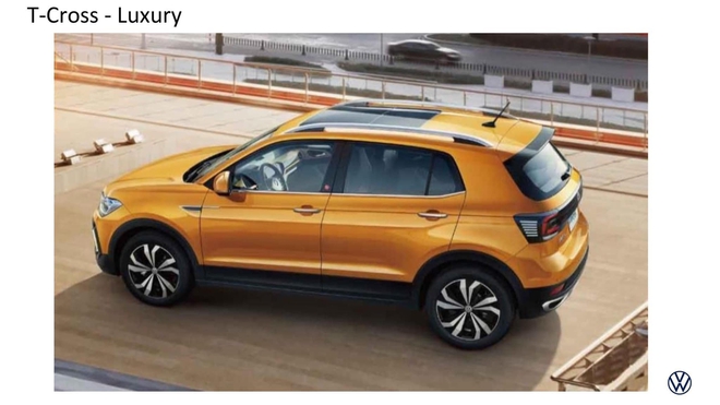 Volkswagen T-Cross chốt ngày ra mắt với giá dự kiến từ 1,1 tỷ đồng Volkswagen T-Cross chốt ngày ra mắt với giá dự kiến từ 1,1 tỷ đồng