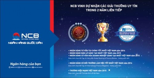 NCB: Ngân hàng tư vấn tài chính tốt nhất 2016