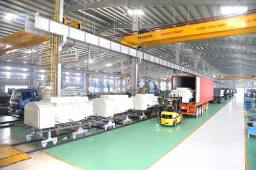 Thaco xuất khẩu bồn nhiên liệu sang Hàn Quốc