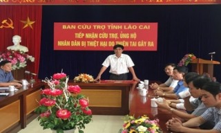 Ngành Ngân hàng ủng hộ đồng bào bị thiệt hại do mưa lũ tại Lào Cai