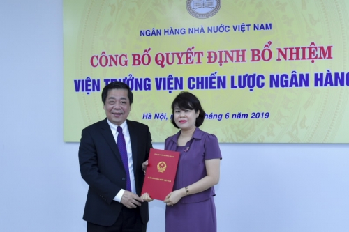 Công bố Quyết định bổ nhiệm Viện trưởng Viện Chiến lược ngân hàng