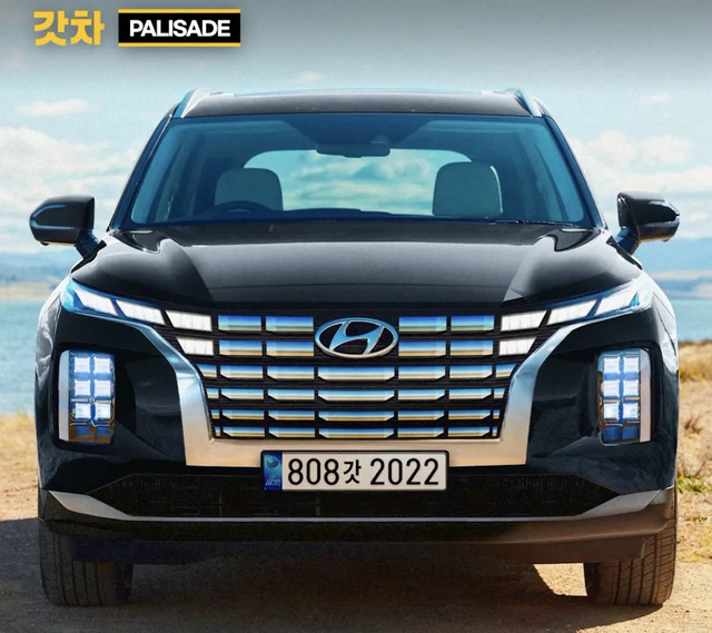 Xem trước chiếc SUV 7 chỗ cỡ lớn Hyundai Palisade 2022 xem truoc chiec suv 7 cho co lon hyundai palisade 2022