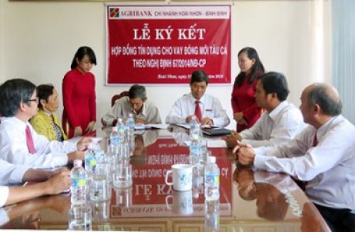 Agribank Bình Định tiếp tục cho vay đóng mới tàu 67