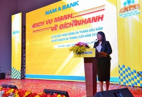 Nam A Bank: Nhiều chỉ số vượt kế hoạch 2016 trong 6 tháng đầu năm