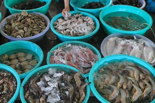 Nỗi lo hải sản rớt giá