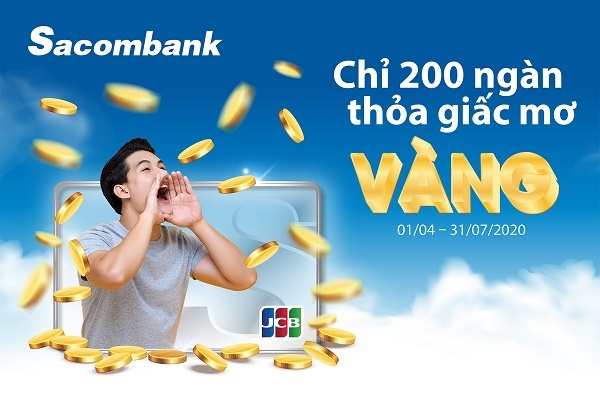 Thêm 5 chủ thẻ Sacombank JCB trúng vàng 9999 them 5 chu the sacombank jcb trung vang 9999