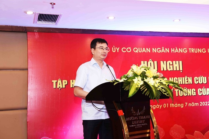 dang uy co quan ngan hang trung uong tap huan nghiep vu cong tac nghien cuu du luan xa hoi va bao ve nen tang tu tuong cua dang