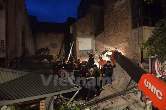 Hà Nội: Khởi tố hình sự vụ sập nhà ở Cửa Bắc làm 2 người chết