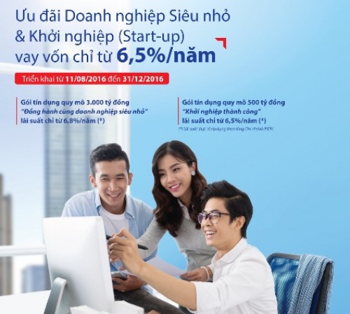 BIDV dành 3500 tỷ đồng vốn ưu đãi cho DN siêu nhỏ và khởi nghiệp BIDV dành 3500 tỷ đồng vốn ưu đãi cho DN siêu nhỏ và khởi nghiệp