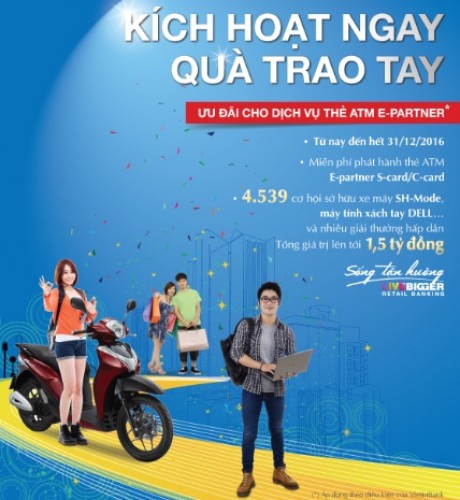 “Kích hoạt ngay - Quà trao tay” cùng VietinBank