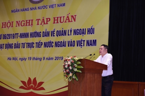 Hội nghị tập huấn về quản lý ngoại hối đối với đầu tư trực tiếp nước ngoài