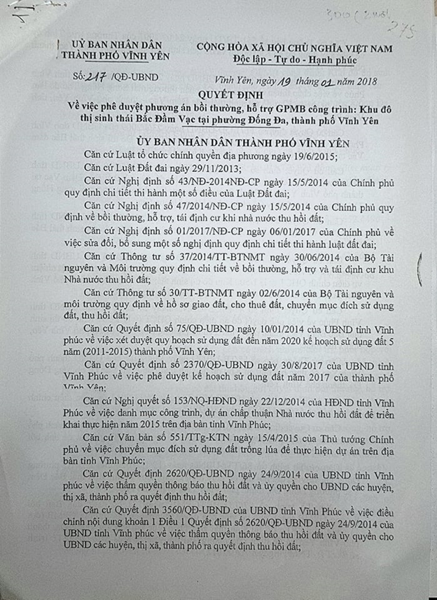 Dự án sinh thái Bắc Đầm Vạc: Chủ đầu tư xuống nước đền bù, dân đòi bồi thường với giá "trên trời" du an sinh thai bac dam vac chu dau tu xuong nuoc den bu dan doi boi thuong voi gia tren troi