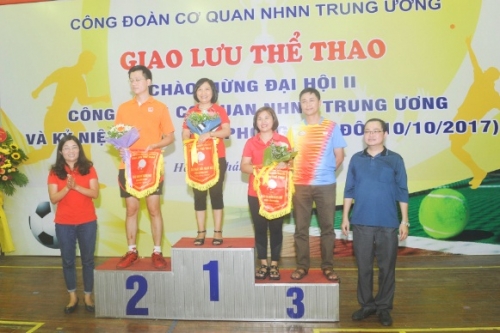 Công đoàn cơ quan NHNN Trung ương: Giao lưu thể thao chào mừng những sự kiện lớn