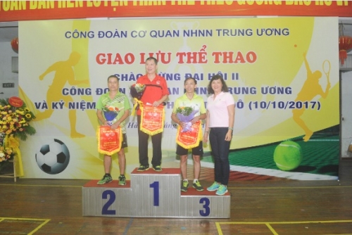 Công đoàn cơ quan NHNN Trung ương: Giao lưu thể thao chào mừng những sự kiện lớn