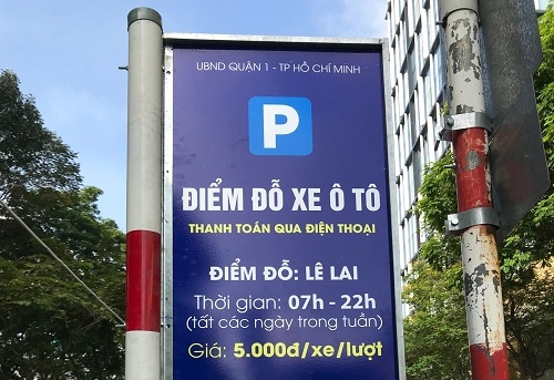 TP. HCM triển khai dịch vụ thanh toán phí đỗ xe qua điện thoại