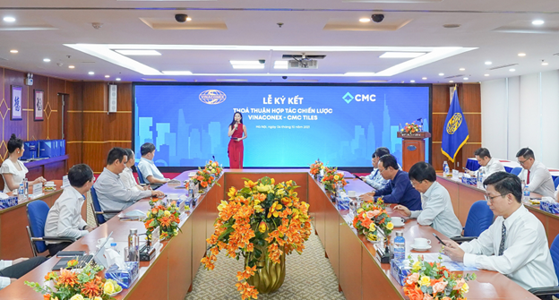 cmc va vinaconex ky thoa thuan hop tac chien luoc toan dien