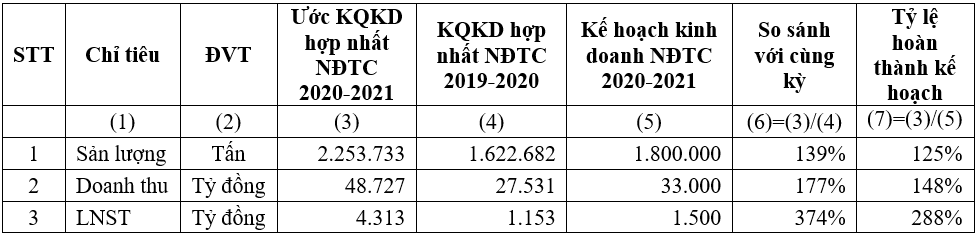 hsg uoc loi nhuan sau thue dat 4313 ty dong hoan thanh 288 ke hoach