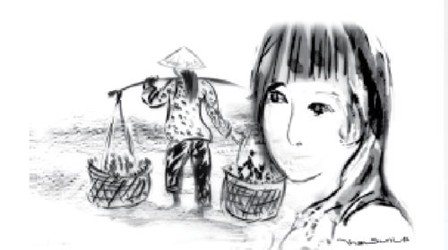 Cây đòn gánh của mẹ