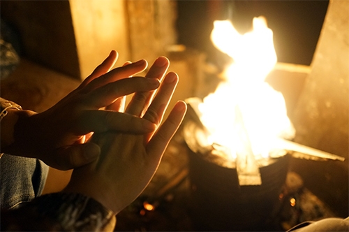 Bếp lửa mùa đông