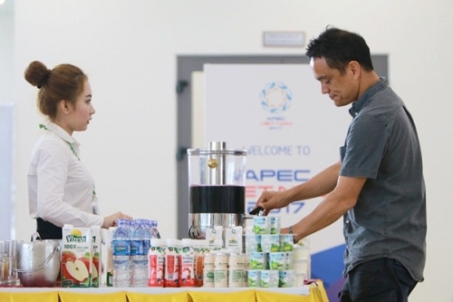 Vinamilk cung cấp hơn nửa triệu sản phẩm phục vụ cho APEC 2017