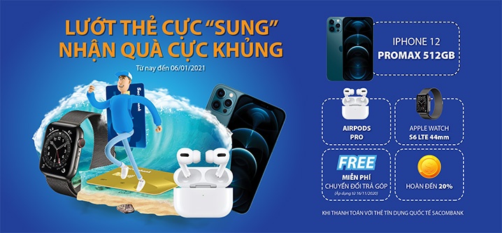 luot the cuc sung nhan qua cuc khung voi the tin dung quoc te sacombank