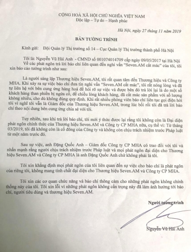 Tiếp tục xác minh và xử lý nghiêm sai phạm tại Seven.AM Tiếp tục xác minh và xử lý nghiêm sai phạm tại Seven.AM