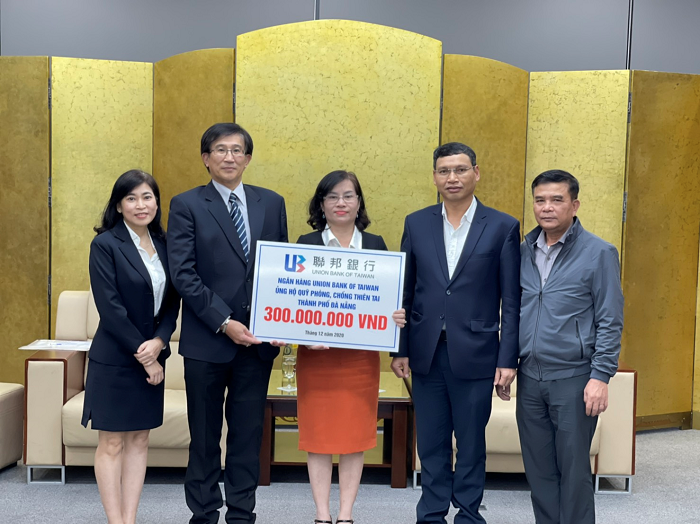 union bank of taiwan ho tro quy phong chong thien tai da nang