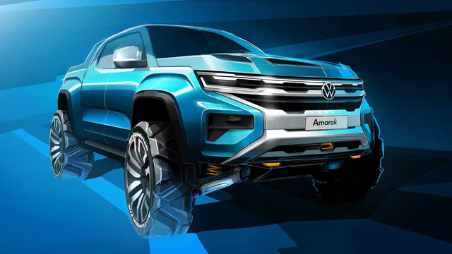 Volkswagen trình làng mẫu bán tải mới Amarok Volkswagen trình làng mẫu bán tải mới Amarok