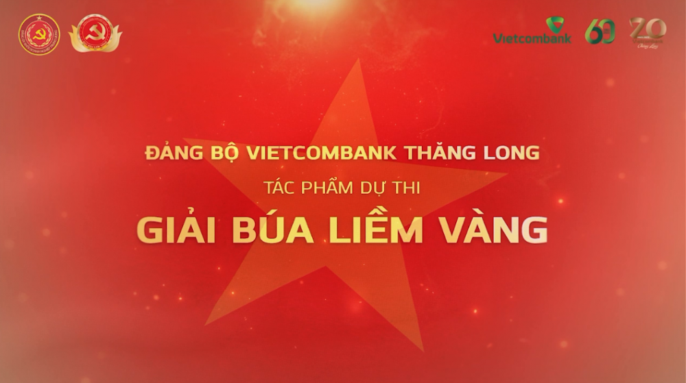 Tác phẩm dự thi Giải Búa liềm vàng của Đảng bộ Vietcombank Thăng Long